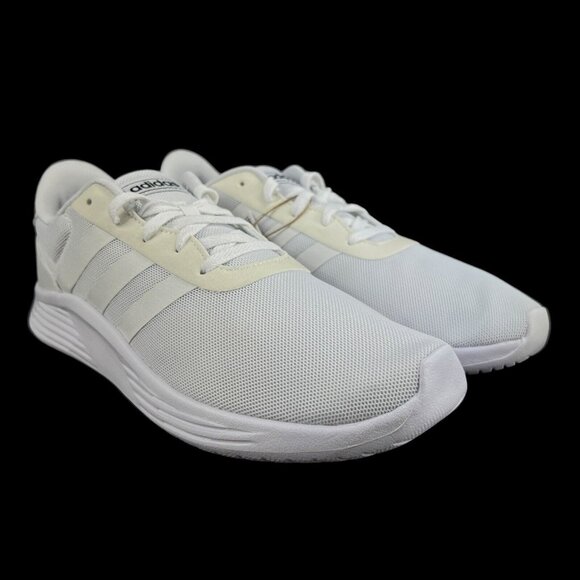 Adidas Lite Racer 2.0 Cloud White Core Black Shoes Men's FZ0392 Sizes 7.5 - 13 - Picture 4 of 9